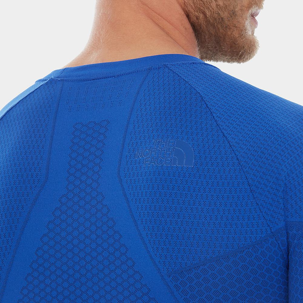 Tricko The North Face Active Long Sleeve Panske Modre | RPB-546209