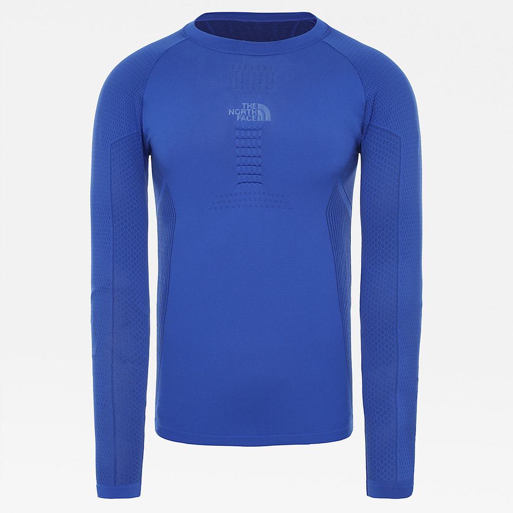 Tricko The North Face Active Long Sleeve Panske Modre | RPB-546209