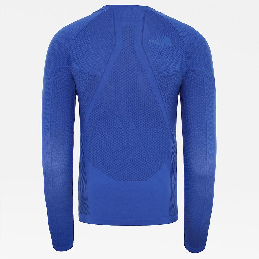 Tricko The North Face Active Long Sleeve Panske Modre | RPB-546209