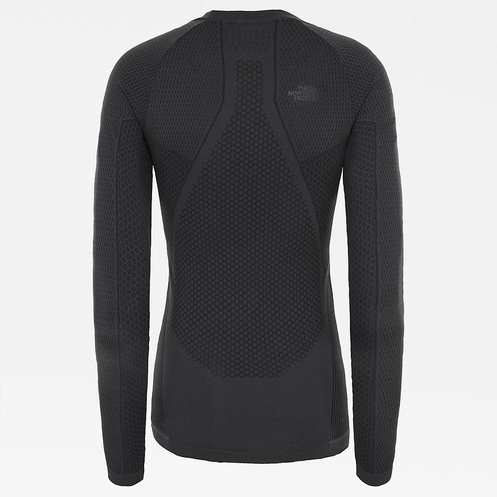 Tricko The North Face Active Long Sleeve Damske Siva Čierne | WXI-154876