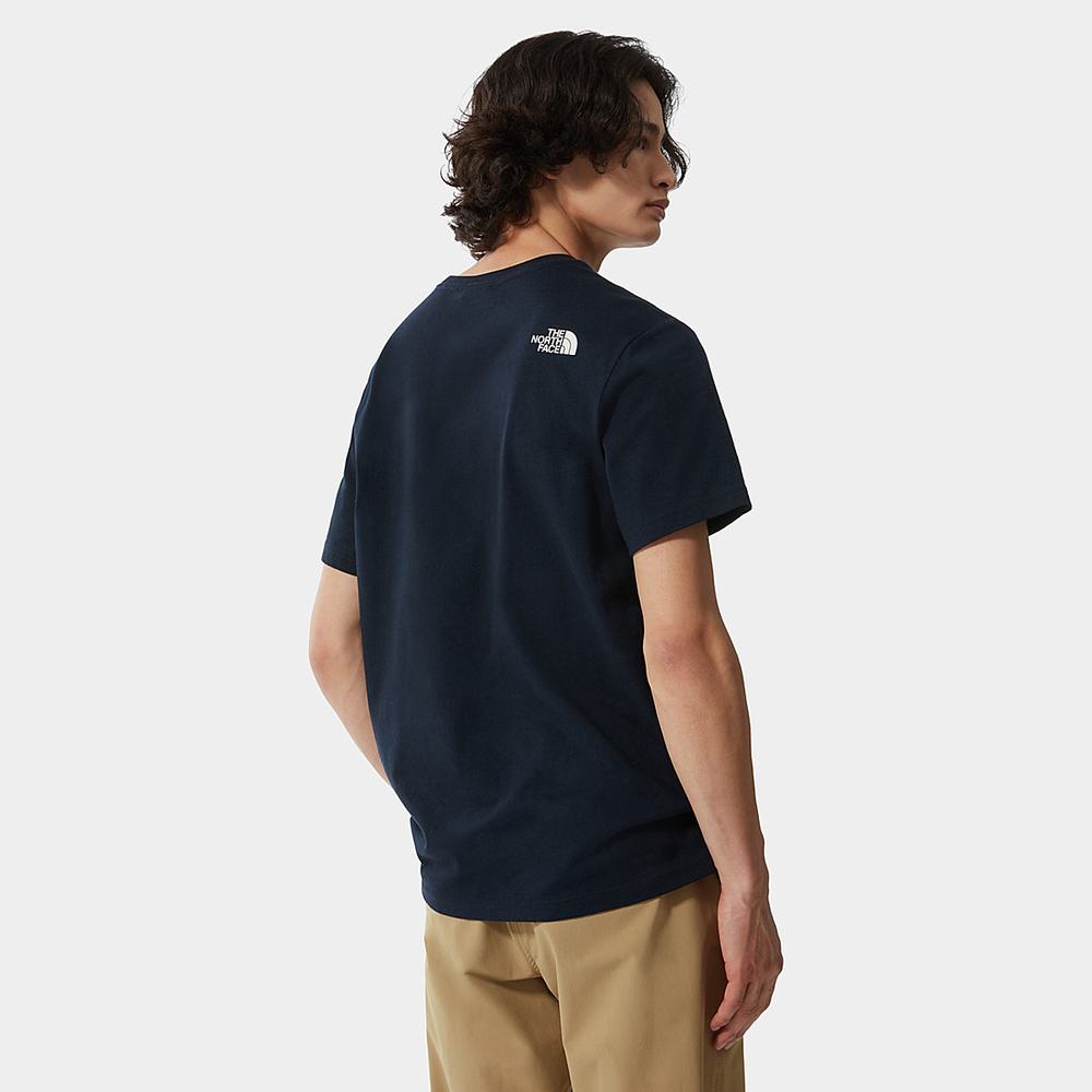 Tricko The North Face Berkeley California Pocket Panske Námornícka Modrá | OET-348162