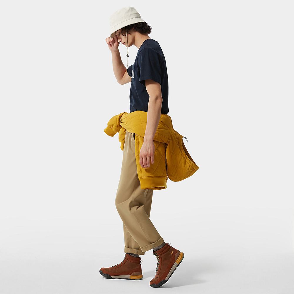 Tricko The North Face Berkeley California Pocket Panske Námornícka Modrá | OET-348162