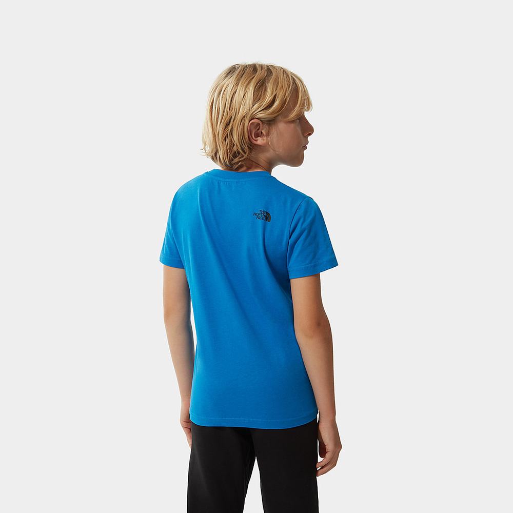 Tricko The North Face Box Chlapcenske Modre | MOR-987534