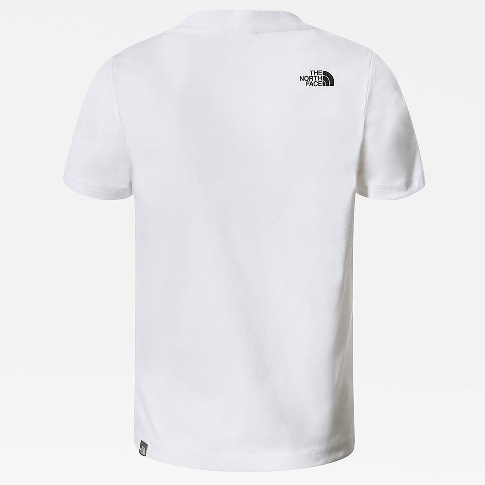 Tricko The North Face Box Chlapcenske Červené Biele Oranžové | RJM-172538
