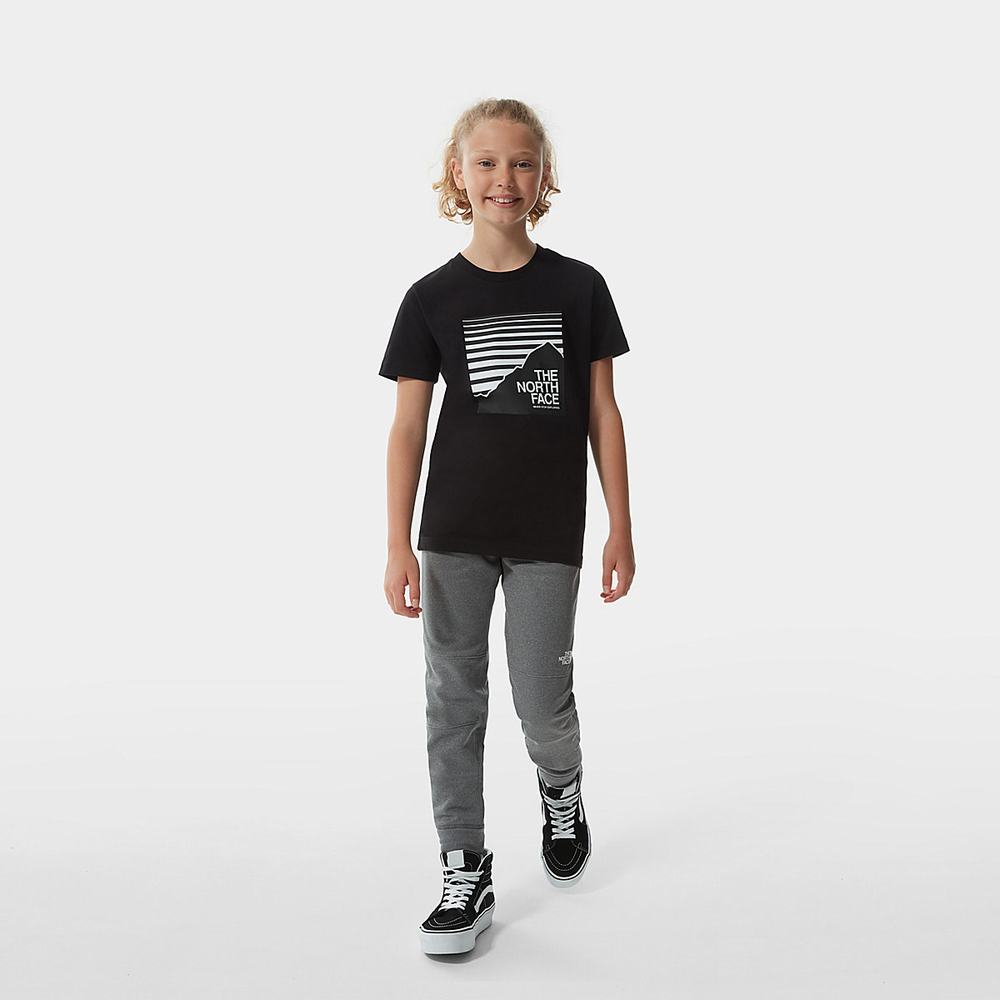Tricko The North Face Box Chlapcenske Čierne | LFY-439086