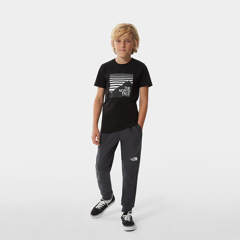 Tricko The North Face Box Chlapcenske Čierne | LFY-439086