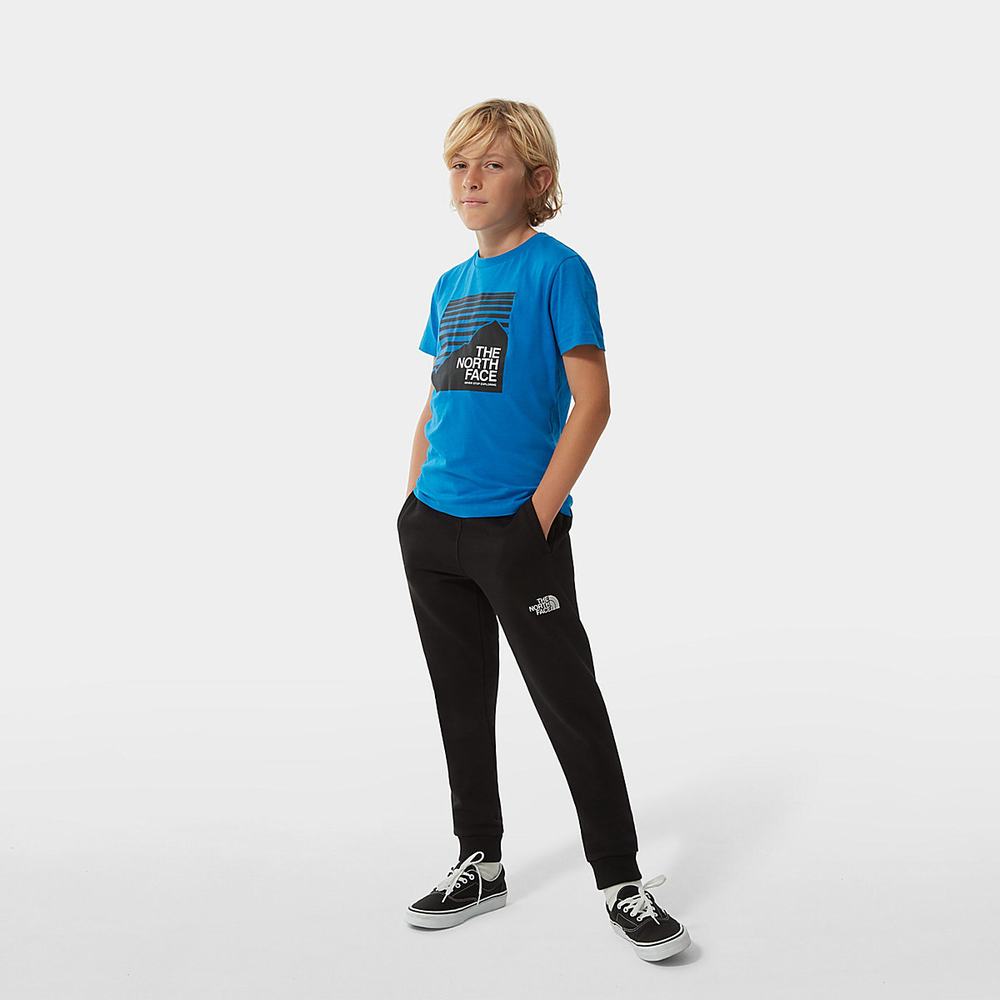 Tricko The North Face Box Dievcenske Modre | SAI-519732