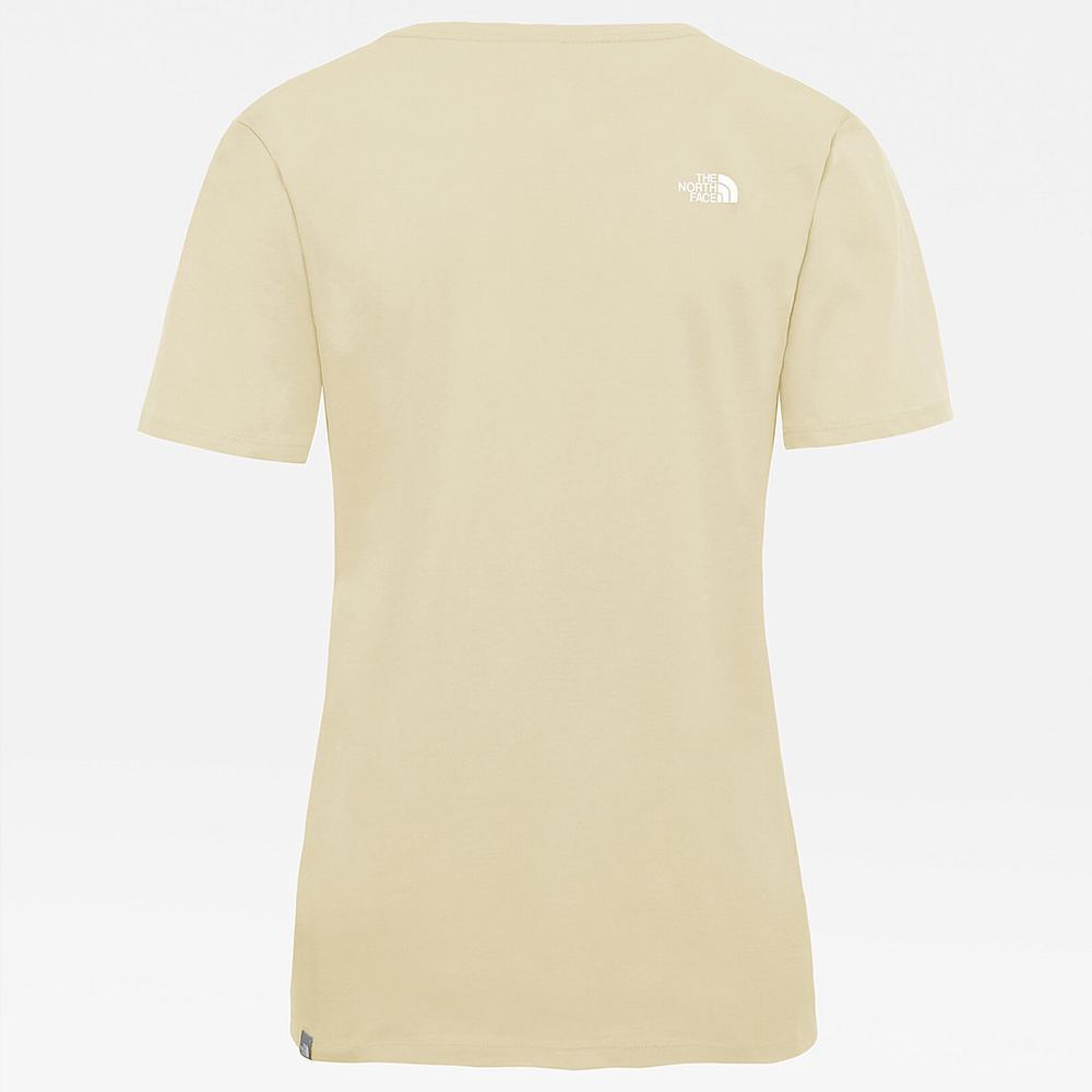 Tricko The North Face Boyfriend Damske Žlté Modre | FLS-261549