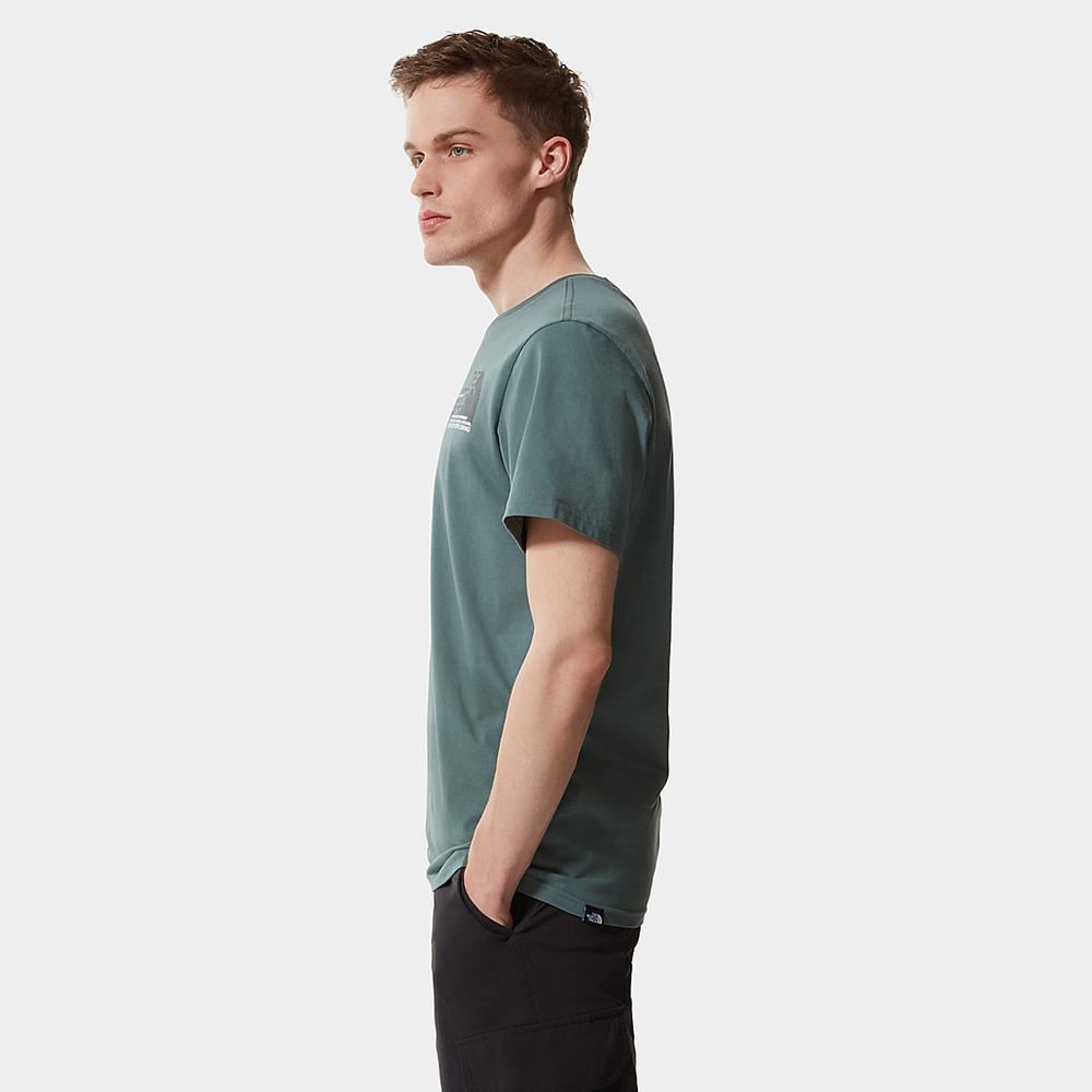 Tricko The North Face COORDINATES Panske Zelene | HYD-065437
