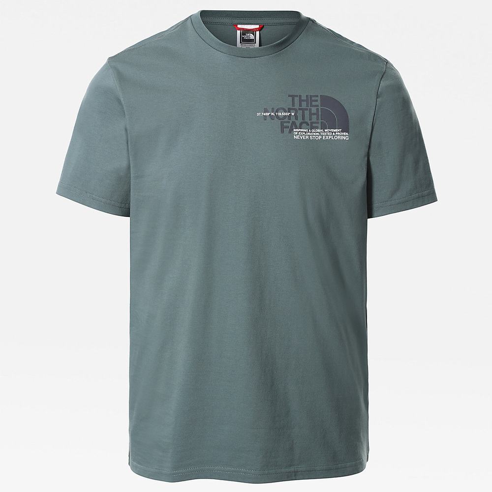 Tricko The North Face COORDINATES Panske Zelene | HYD-065437