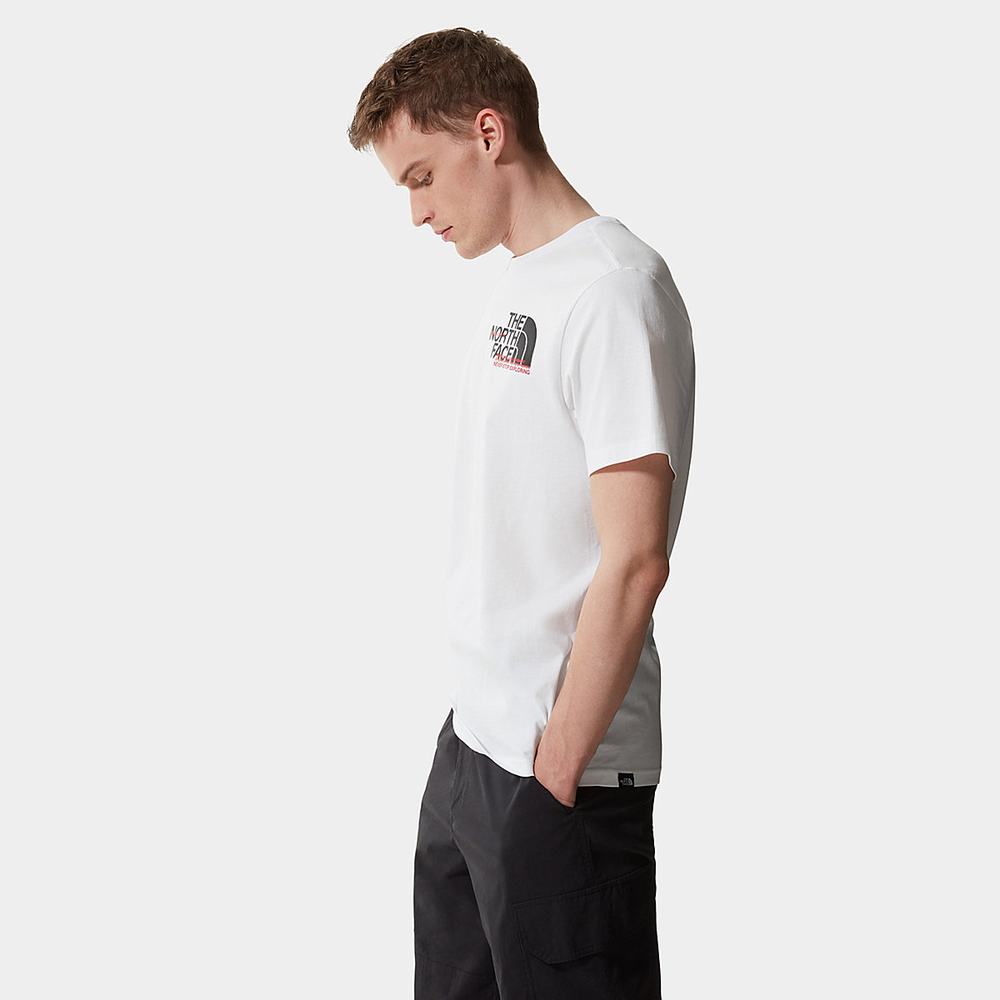 Tricko The North Face COORDINATES Panske Biele | MRZ-934508