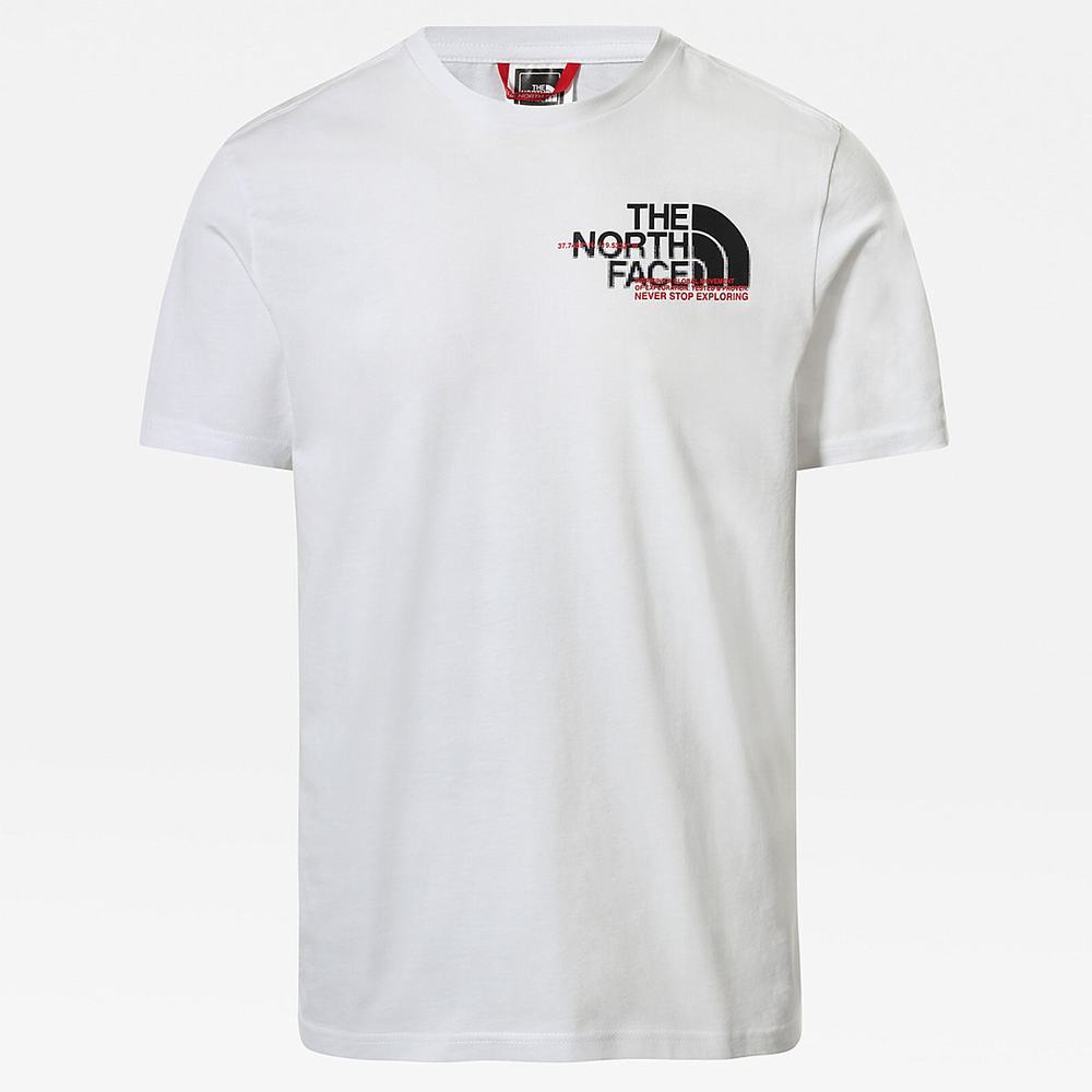 Tricko The North Face COORDINATES Panske Biele | MRZ-934508