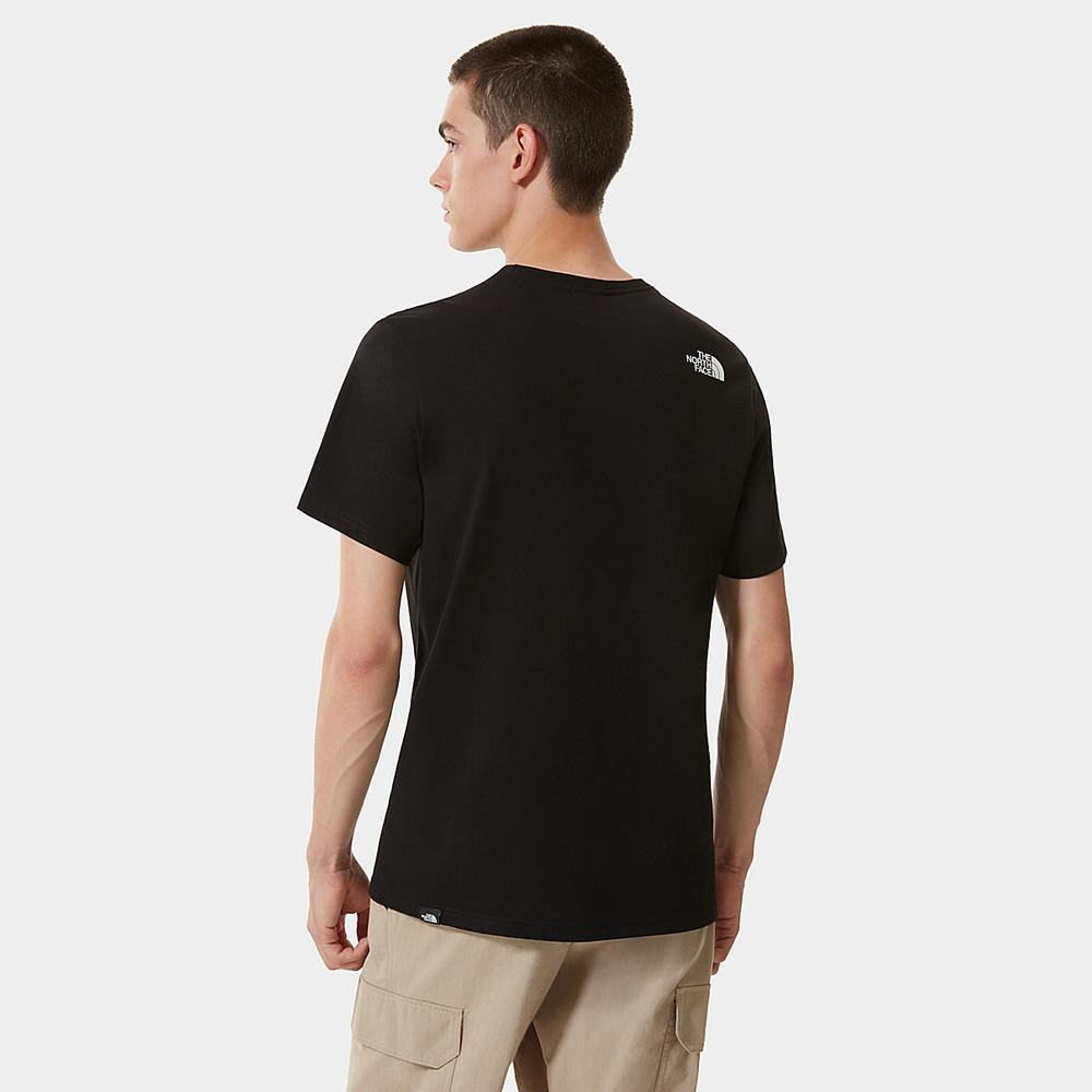 Tricko The North Face COORDINATES Panske Čierne | ZVW-382941