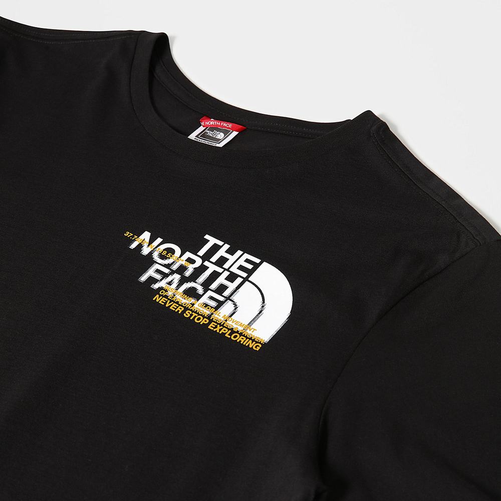 Tricko The North Face COORDINATES Panske Čierne | ZVW-382941