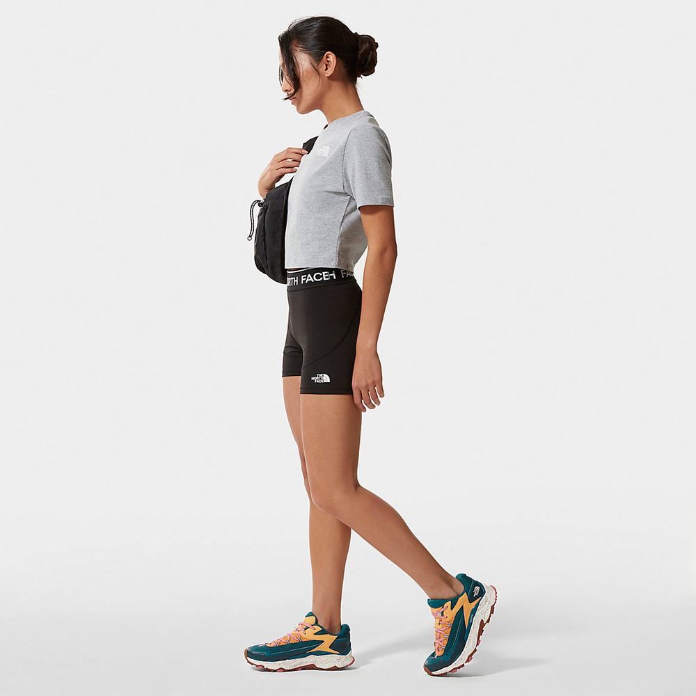 Tricko The North Face CROP Damske Svetlo Siva | RPQ-904571