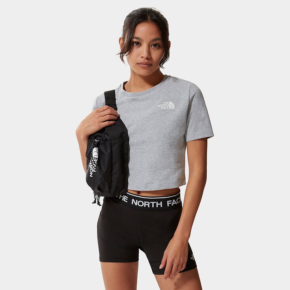 Tricko The North Face CROP Damske Svetlo Siva | RPQ-904571