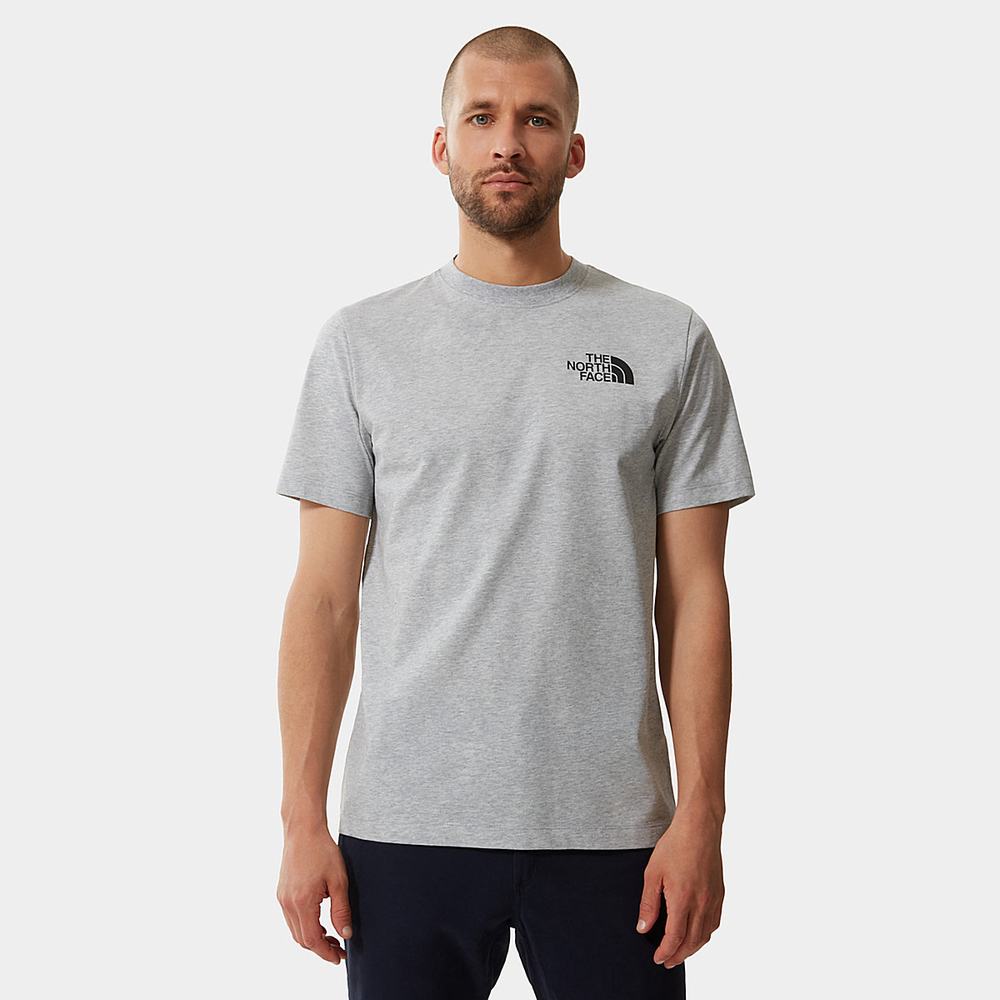 Tricko The North Face Climb Grafika Panske Svetlo Siva | PBQ-416750