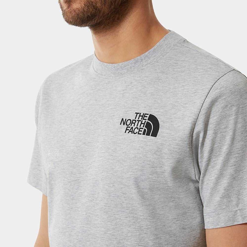 Tricko The North Face Climb Grafika Panske Svetlo Siva | PBQ-416750