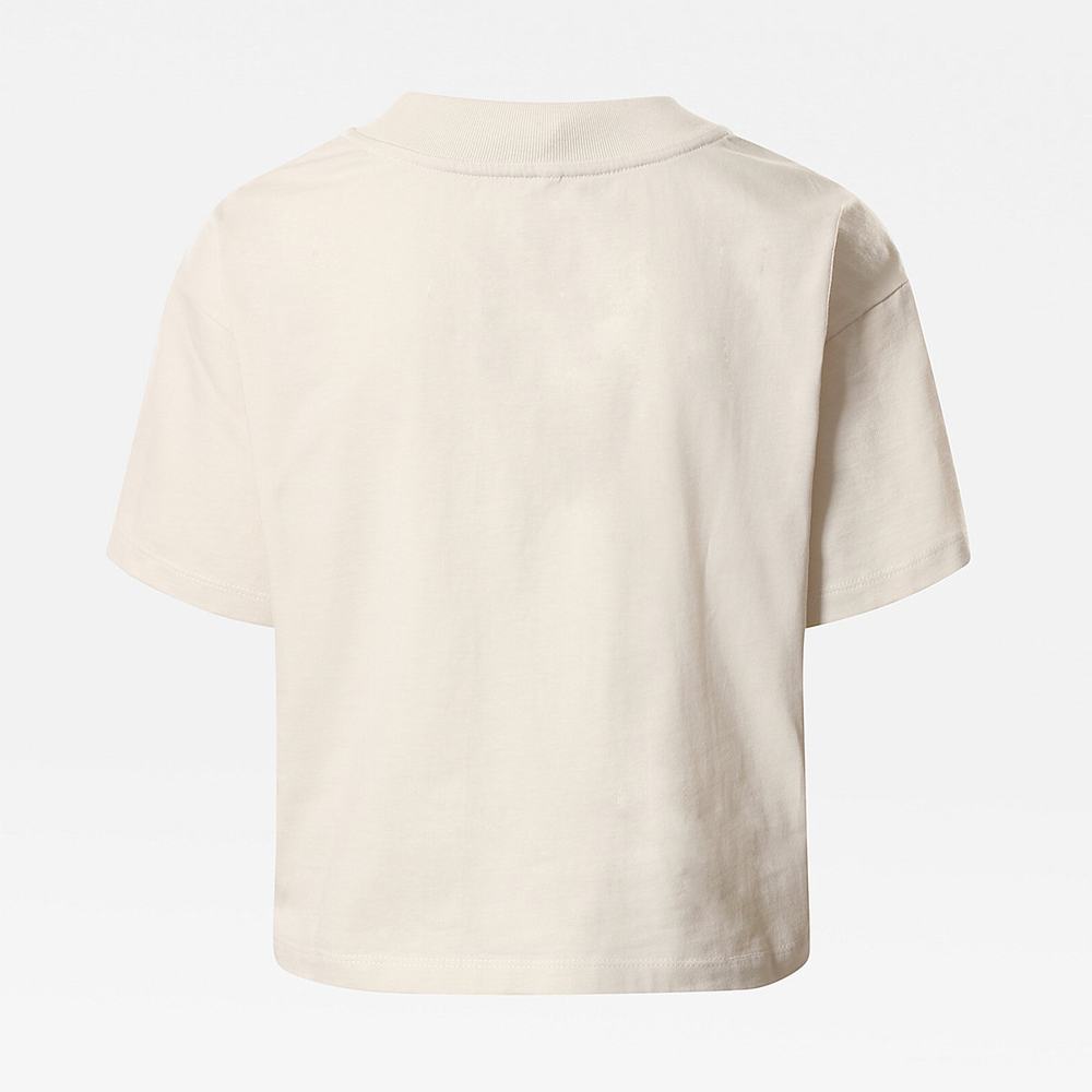 Tricko The North Face Colour Block Cropped Damske Biele | HAW-826049