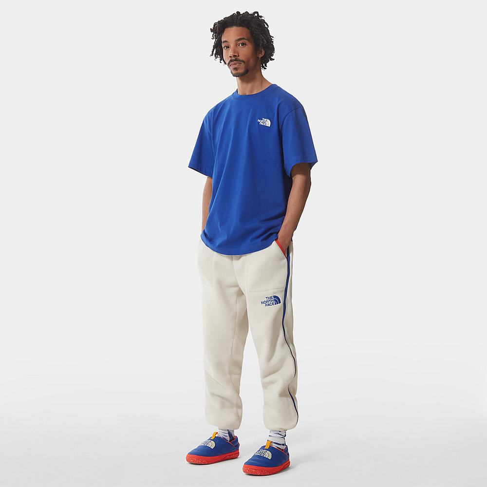 Tricko The North Face Colour Block Panske Modre | TMO-935702