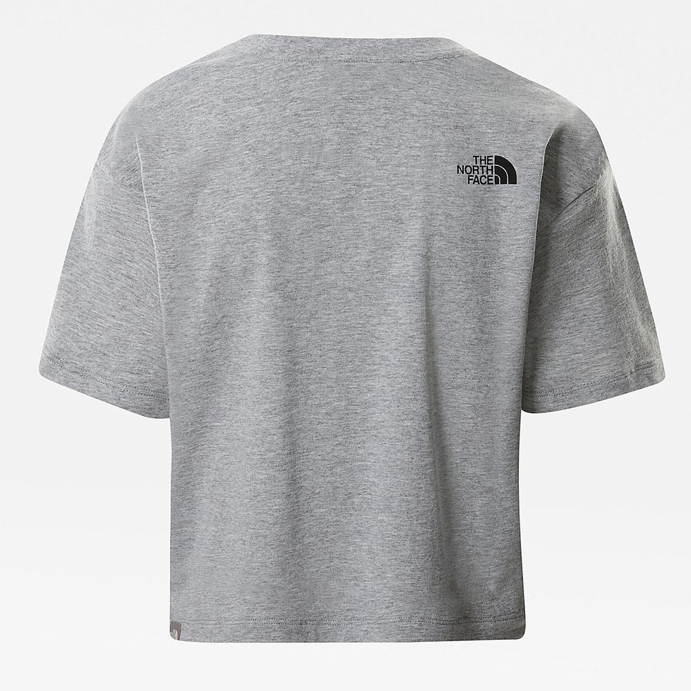 Tricko The North Face Cropped Fine Damske Svetlo Siva | KWJ-901423