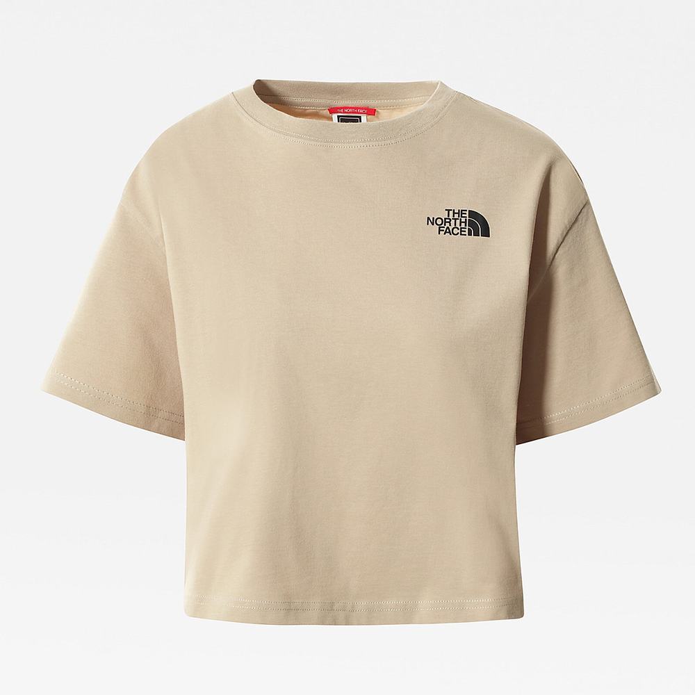 Tricko The North Face Cropped Simple Dome Damske Svetlo Hnede | LRX-915086
