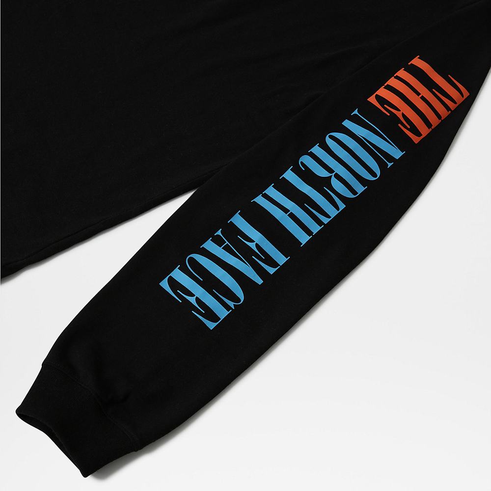Tricko The North Face EXPEDITION GRAPHIC LONG-SLEEVE Panske Čierne | KLA-260341