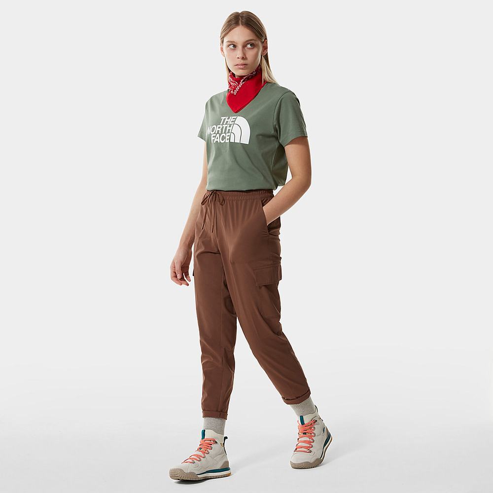 Tricko The North Face Easy Damske Zelene | LOA-398061