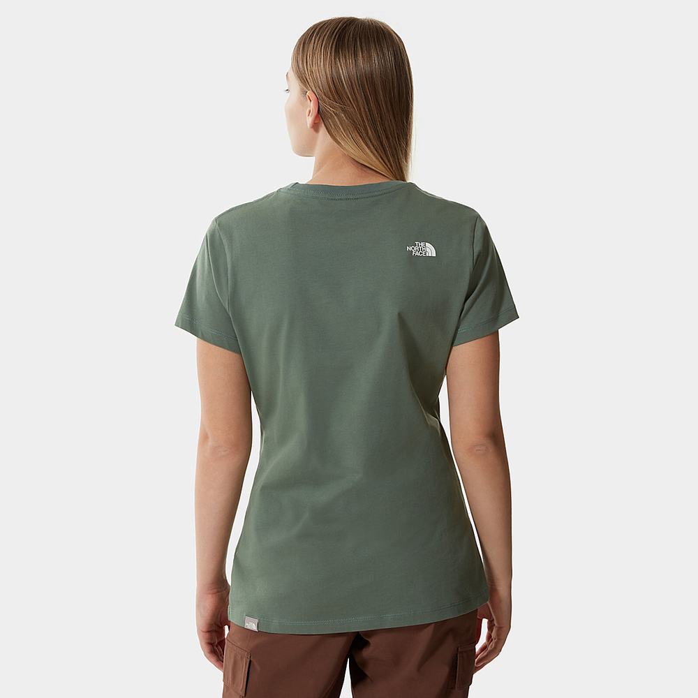 Tricko The North Face Easy Damske Zelene | LOA-398061