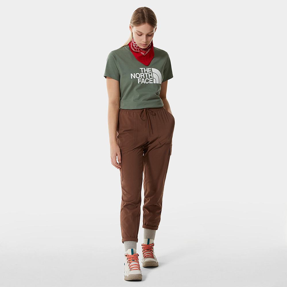 Tricko The North Face Easy Damske Zelene | LOA-398061