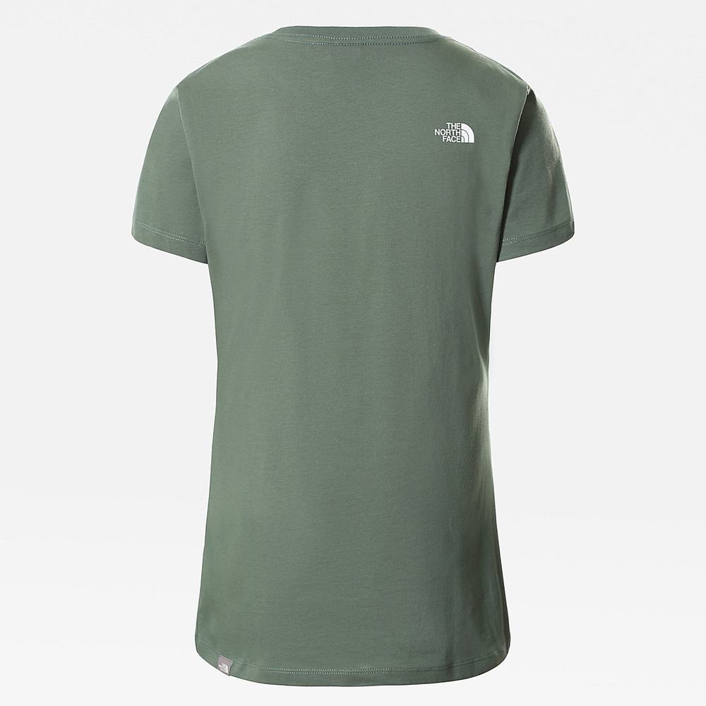 Tricko The North Face Easy Damske Zelene | LOA-398061