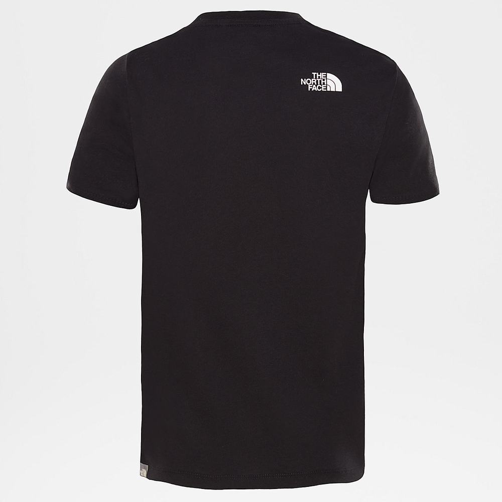 Tricko The North Face Easy Kratke-Sleeve Chlapcenske Čierne Biele | CPB-813472