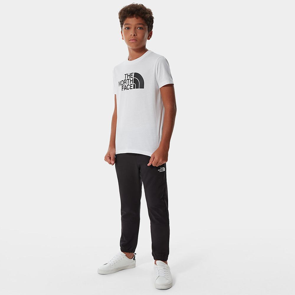 Tricko The North Face Easy Kratke-Sleeve Chlapcenske Biele Čierne | JOM-320649