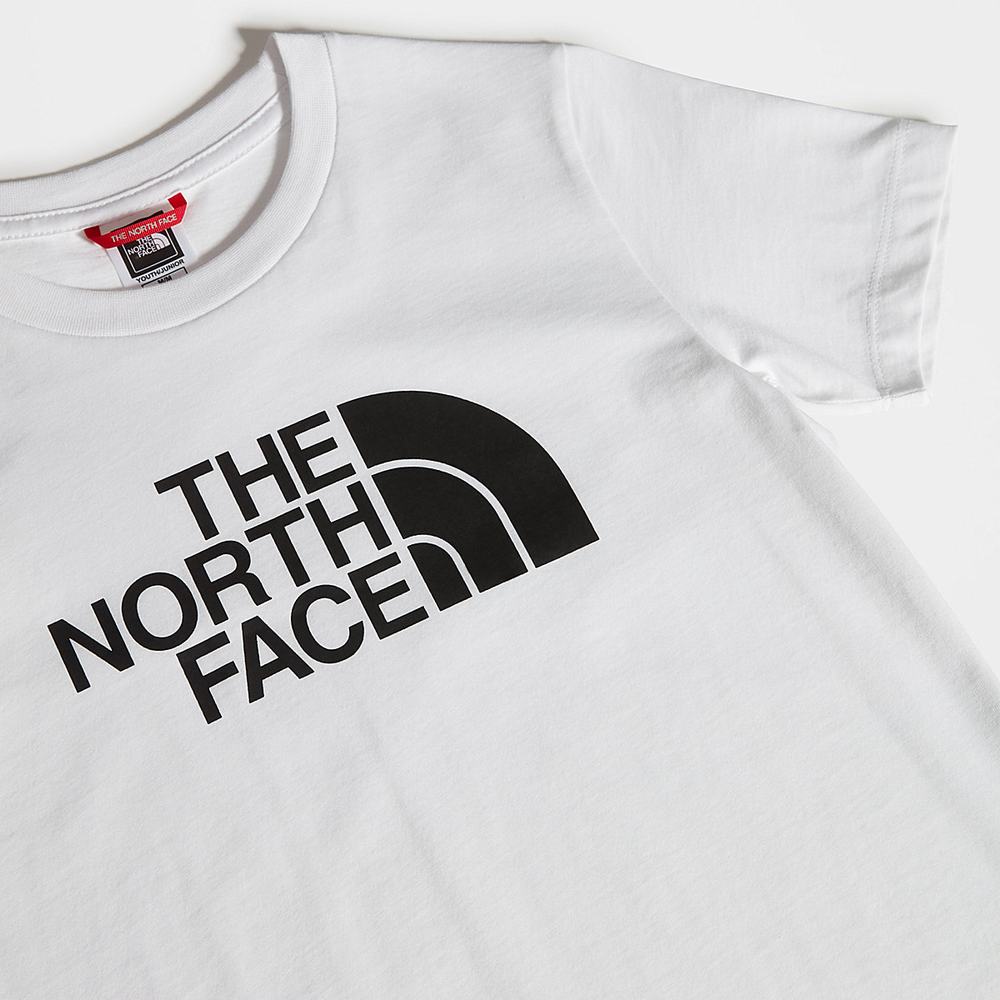 Tricko The North Face Easy Kratke-Sleeve Chlapcenske Biele Čierne | JOM-320649