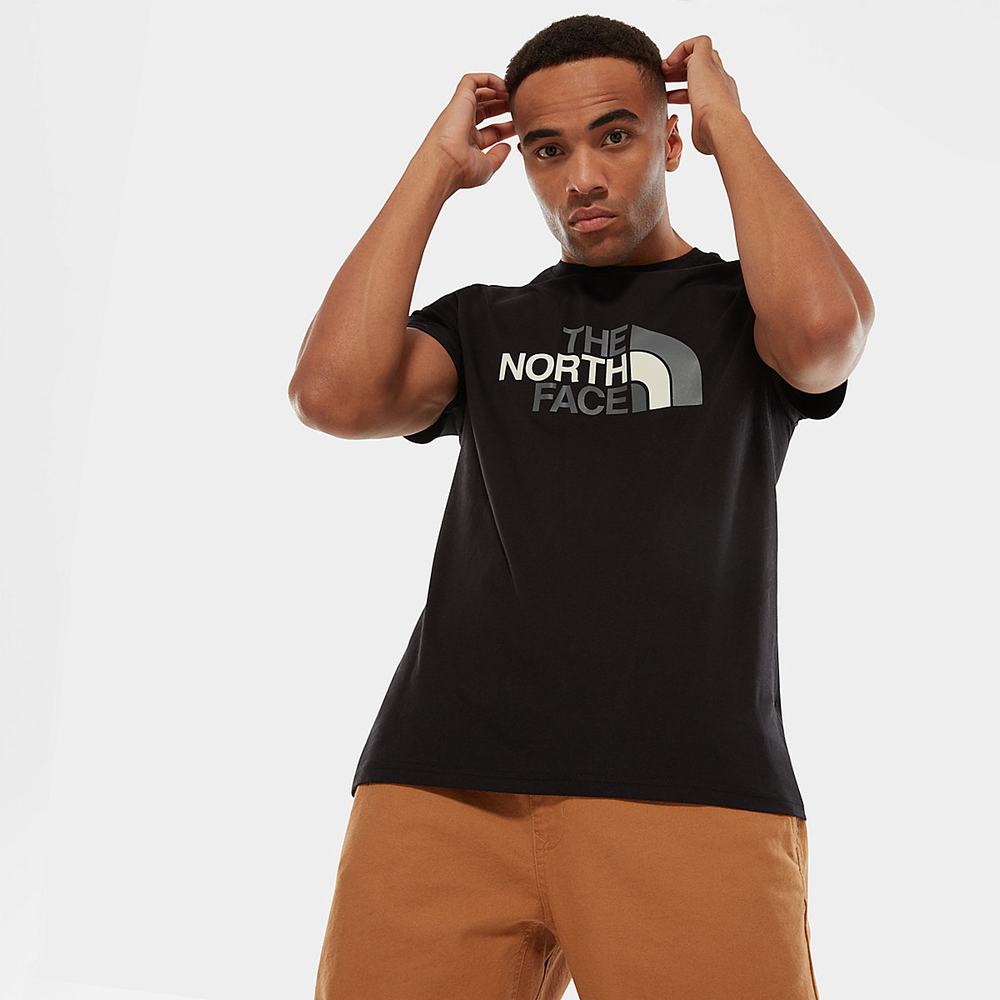 Tricko The North Face Easy Panske Čierne | HFG-523860