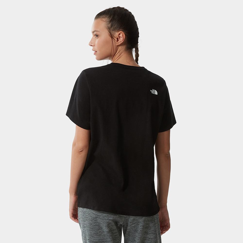 Tricko The North Face FOUNDATION GRAPHIC Damske Čierne Biele | TJK-675981
