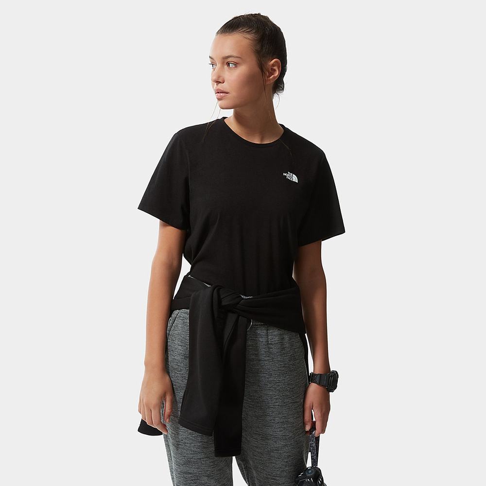 Tricko The North Face FOUNDATION GRAPHIC Damske Čierne Biele | TJK-675981