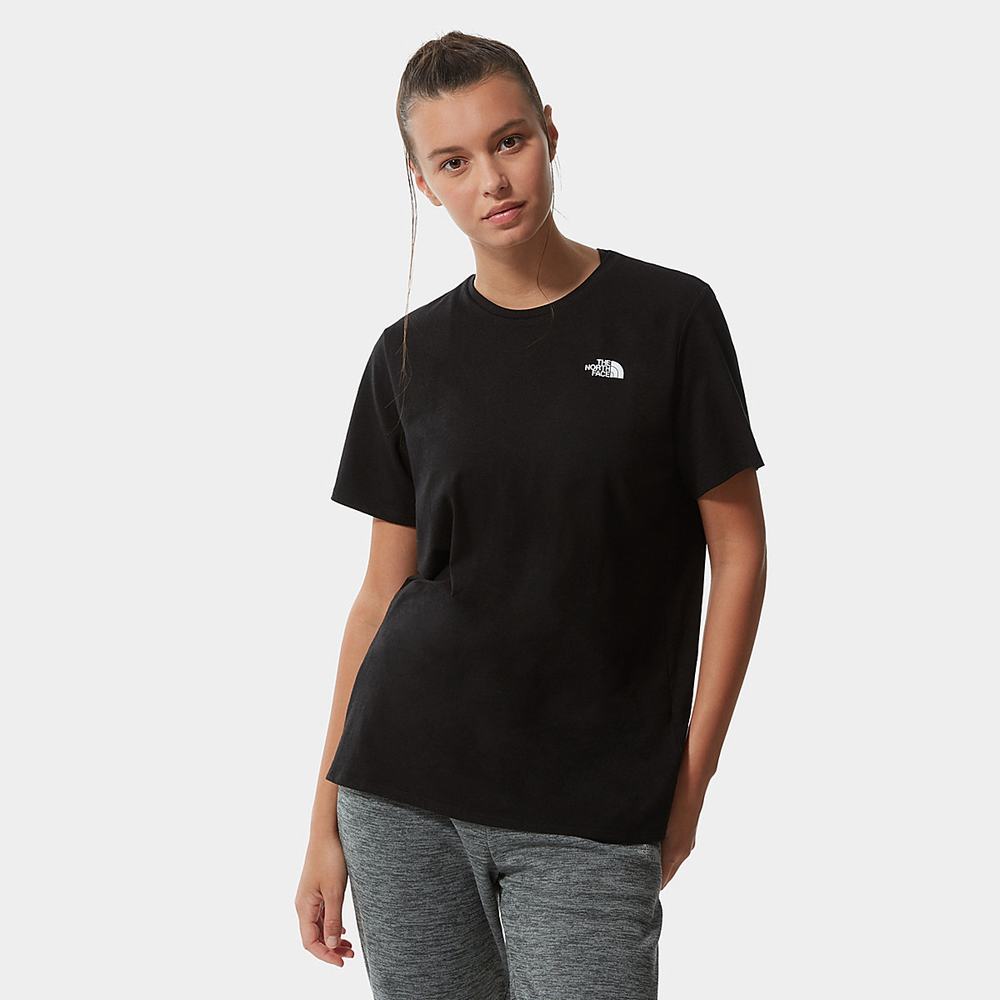 Tricko The North Face FOUNDATION GRAPHIC Damske Čierne Biele | TJK-675981