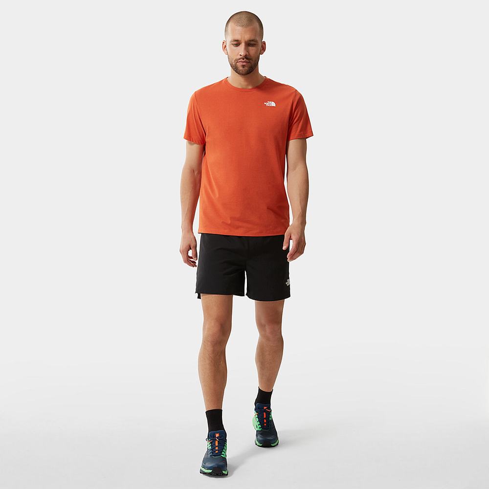 Tricko The North Face FOUNDATION Panske Oranžové | WGH-725948