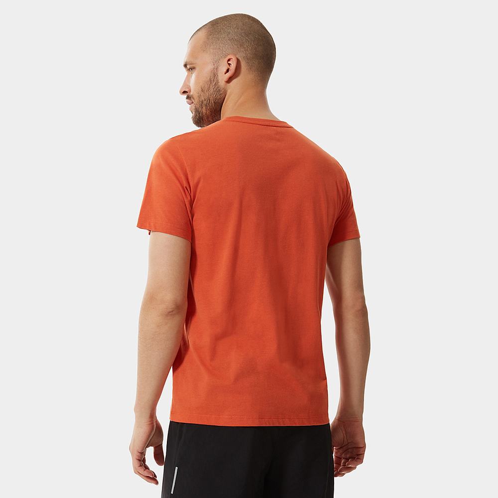 Tricko The North Face FOUNDATION Panske Oranžové | WGH-725948