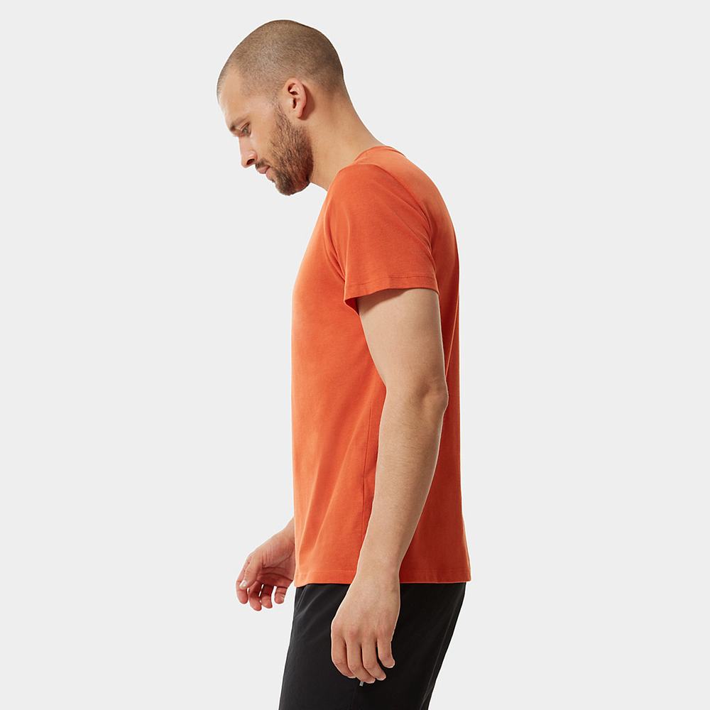 Tricko The North Face FOUNDATION Panske Oranžové | WGH-725948