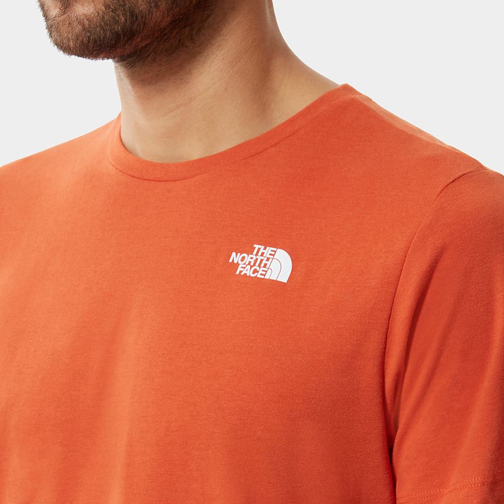 Tricko The North Face FOUNDATION Panske Oranžové | WGH-725948
