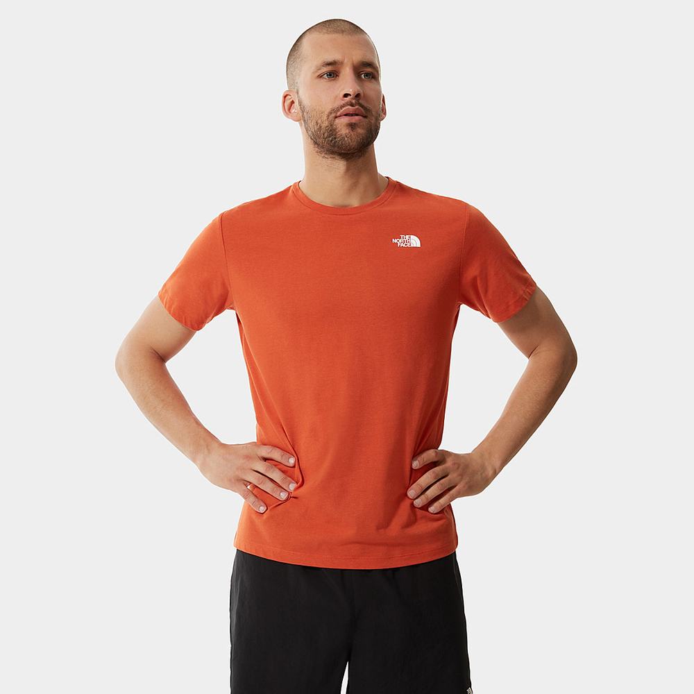 Tricko The North Face FOUNDATION Panske Oranžové | WGH-725948