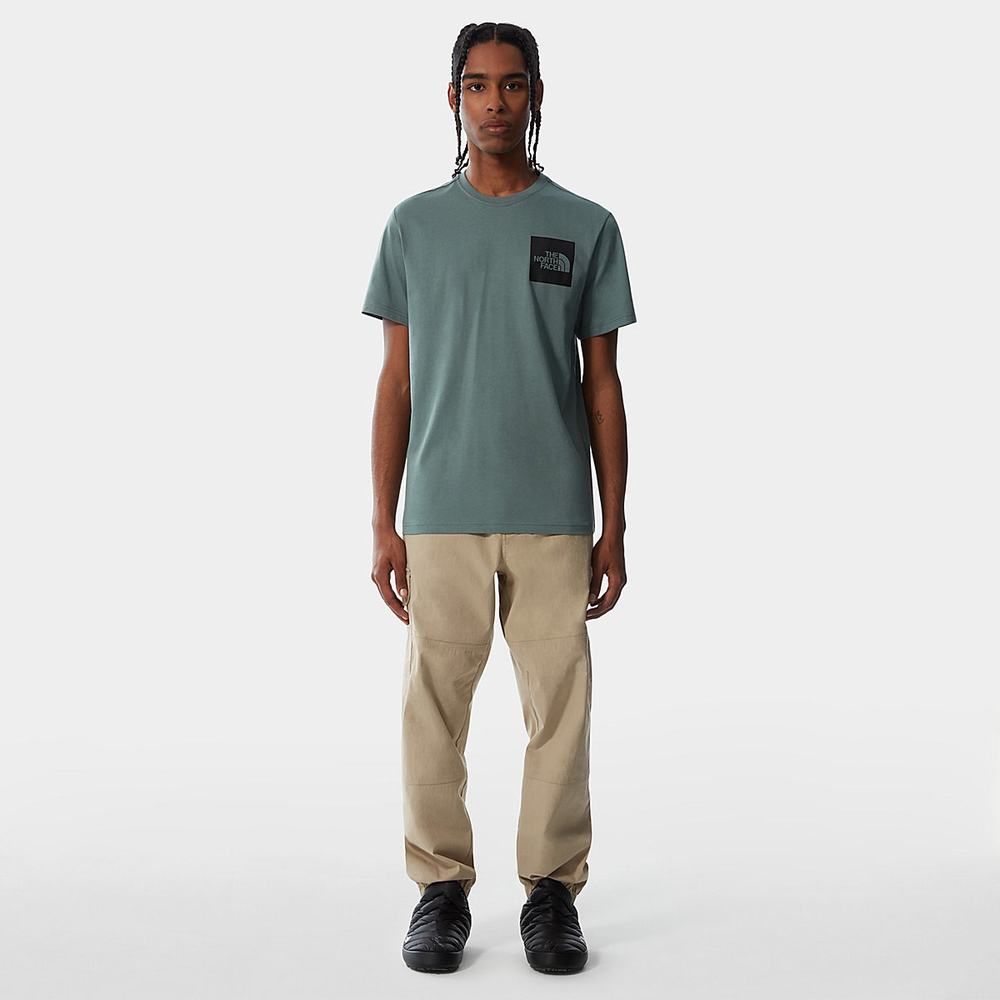 Tricko The North Face Fine Panske Zelene | FYC-024398