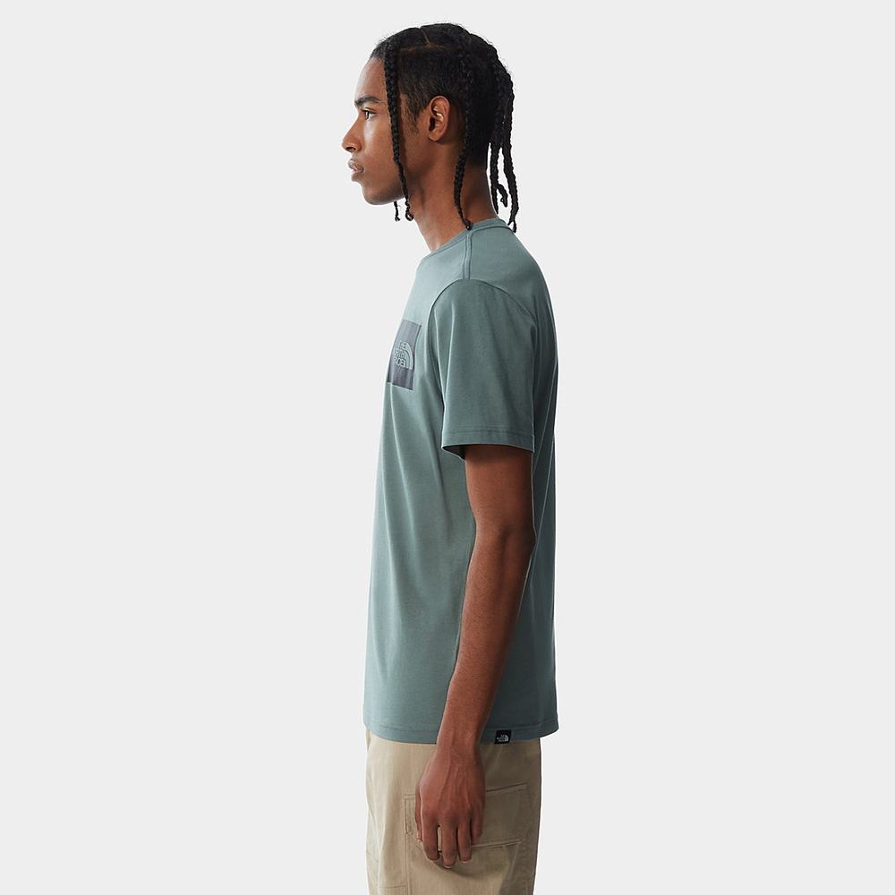 Tricko The North Face Fine Panske Zelene | FYC-024398