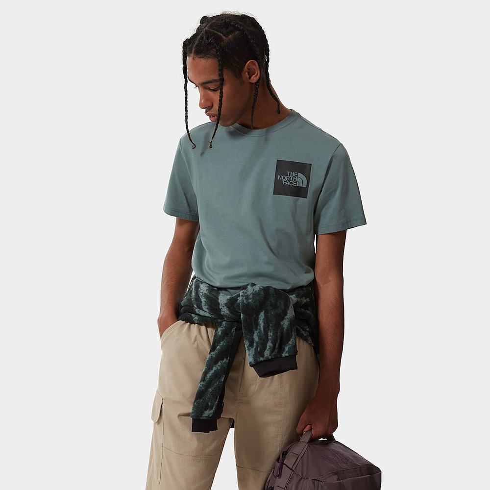 Tricko The North Face Fine Panske Zelene | FYC-024398