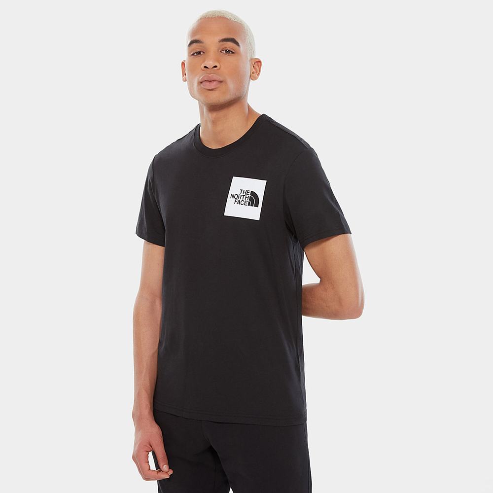 Tricko The North Face Fine Panske Čierne | JLY-285376