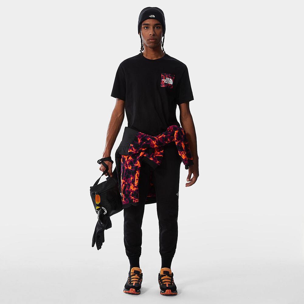 Tricko The North Face Fine Panske Čierne Maskacove | TZJ-621548