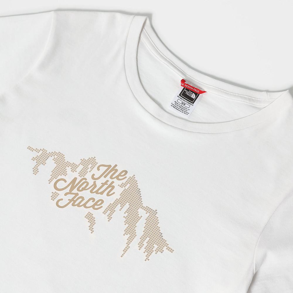 Tricko The North Face GRAPHIC Damske Biele | YRX-240615
