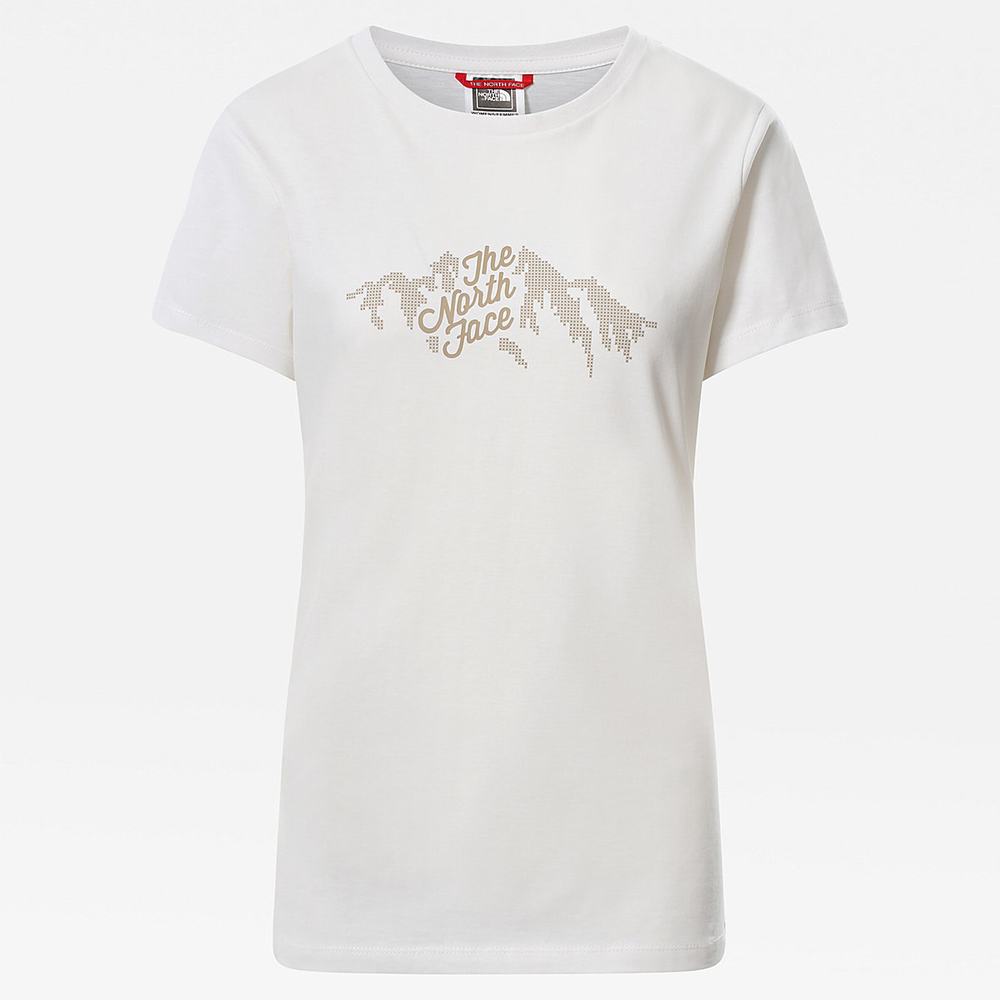 Tricko The North Face GRAPHIC Damske Biele | YRX-240615